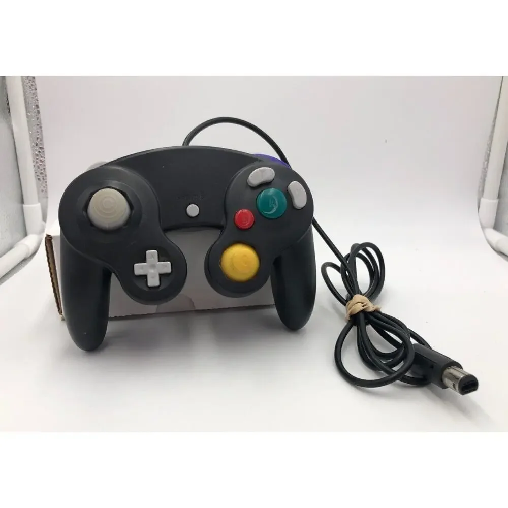 Replacement Black Controller For GameCube 2012 - TESTED/Working